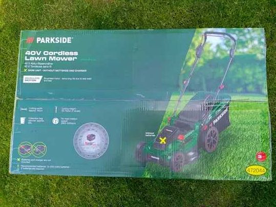 NOWA akumulatorowa kosiarka, 40V,PARKSIDE PRMA 40-Li D2