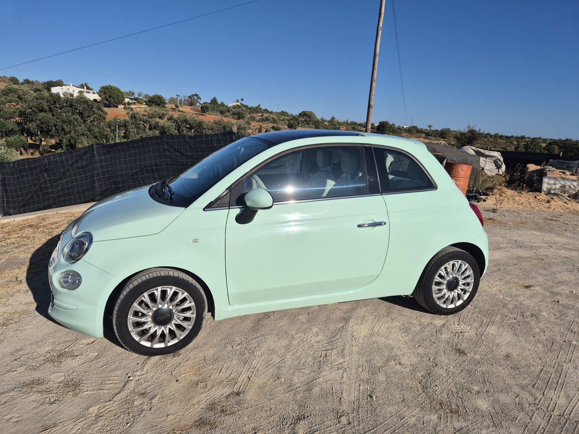 Fiat 500 1.2 Lounge Verde Lima