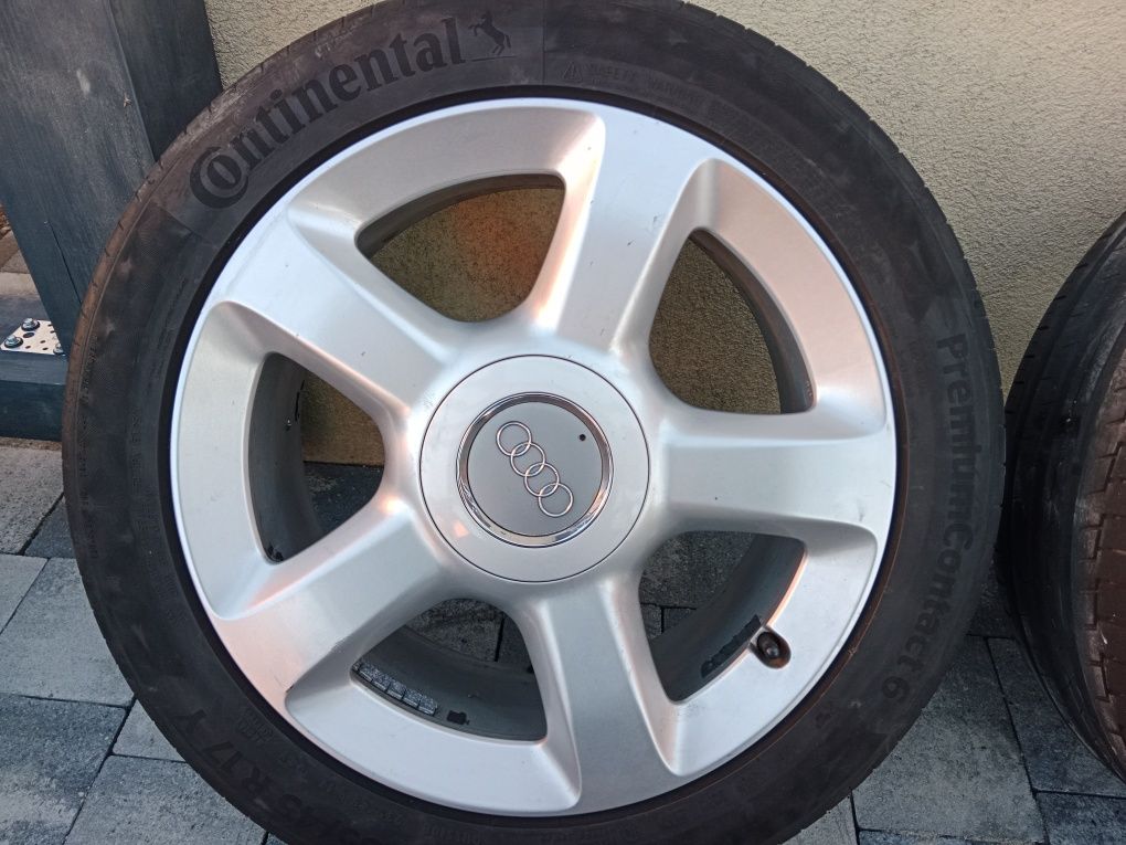 Felgi aluminiowe r 17 Audi oryginalne 7,5 Jx17 H2 ET 45
