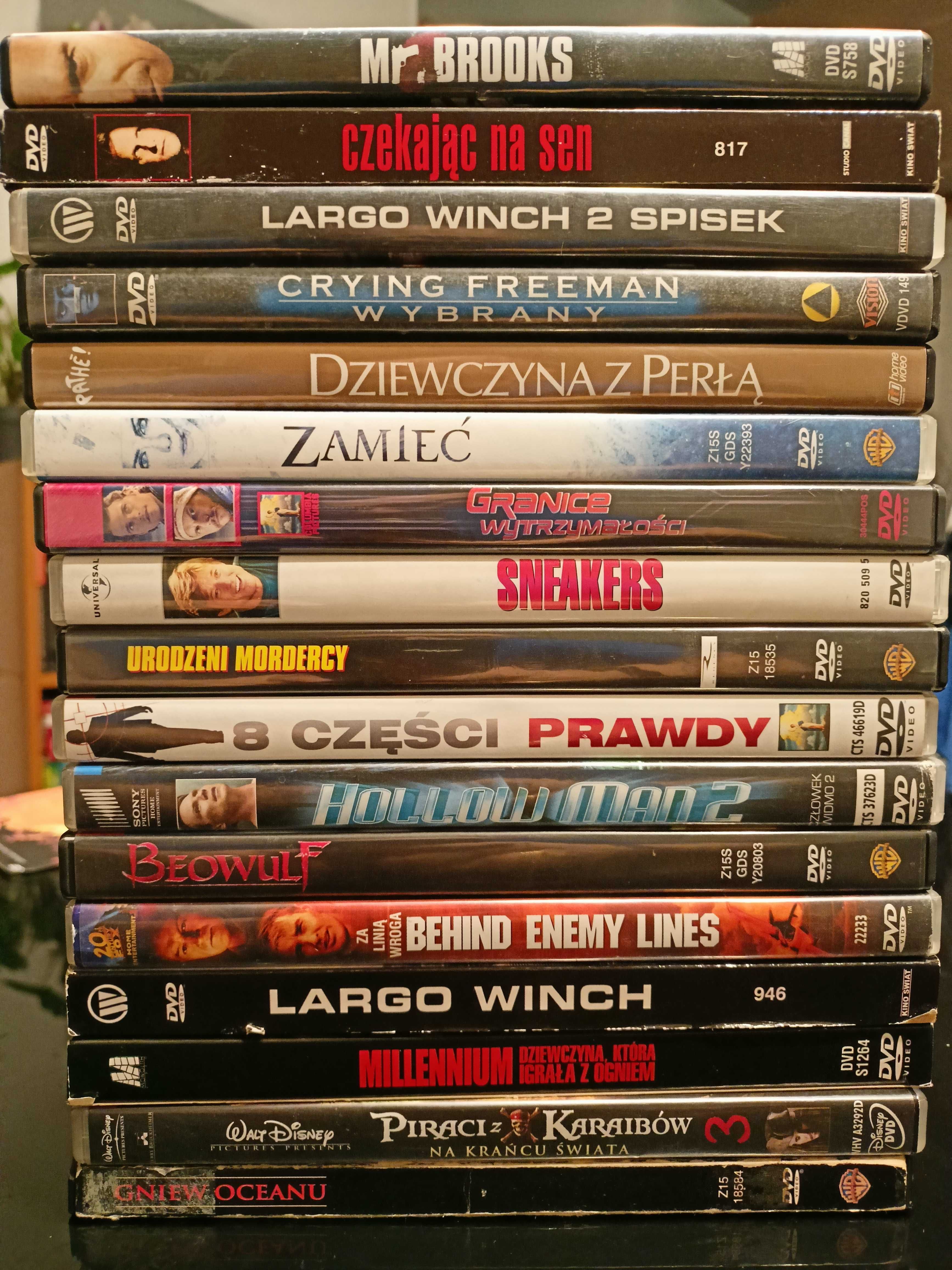 7 filmów dvd - różne gatunki - wysyłka olx