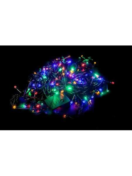 Lampki choinkowe wewnętrzne 300 LED multicolor 8 funkcyjnym programat