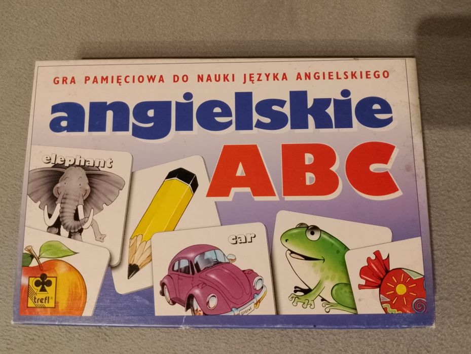 Gra pamięciowa Angielskie ABC Trefl