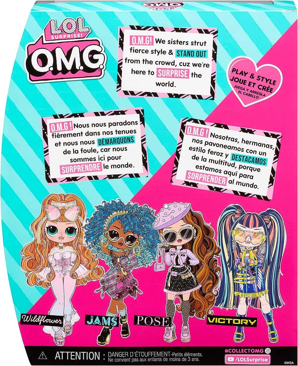 ОРИГИНАЛ Кукла Лол ОМГ Джеймс LOL Surprise OMG Fashion Doll Jams