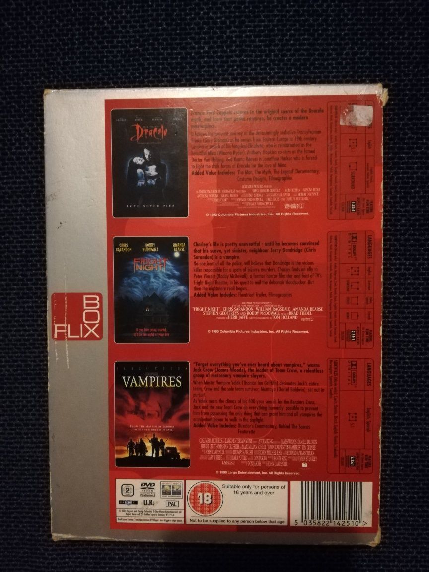 Pack com 3 Clássicos do terror em dvd (portes grátis)
