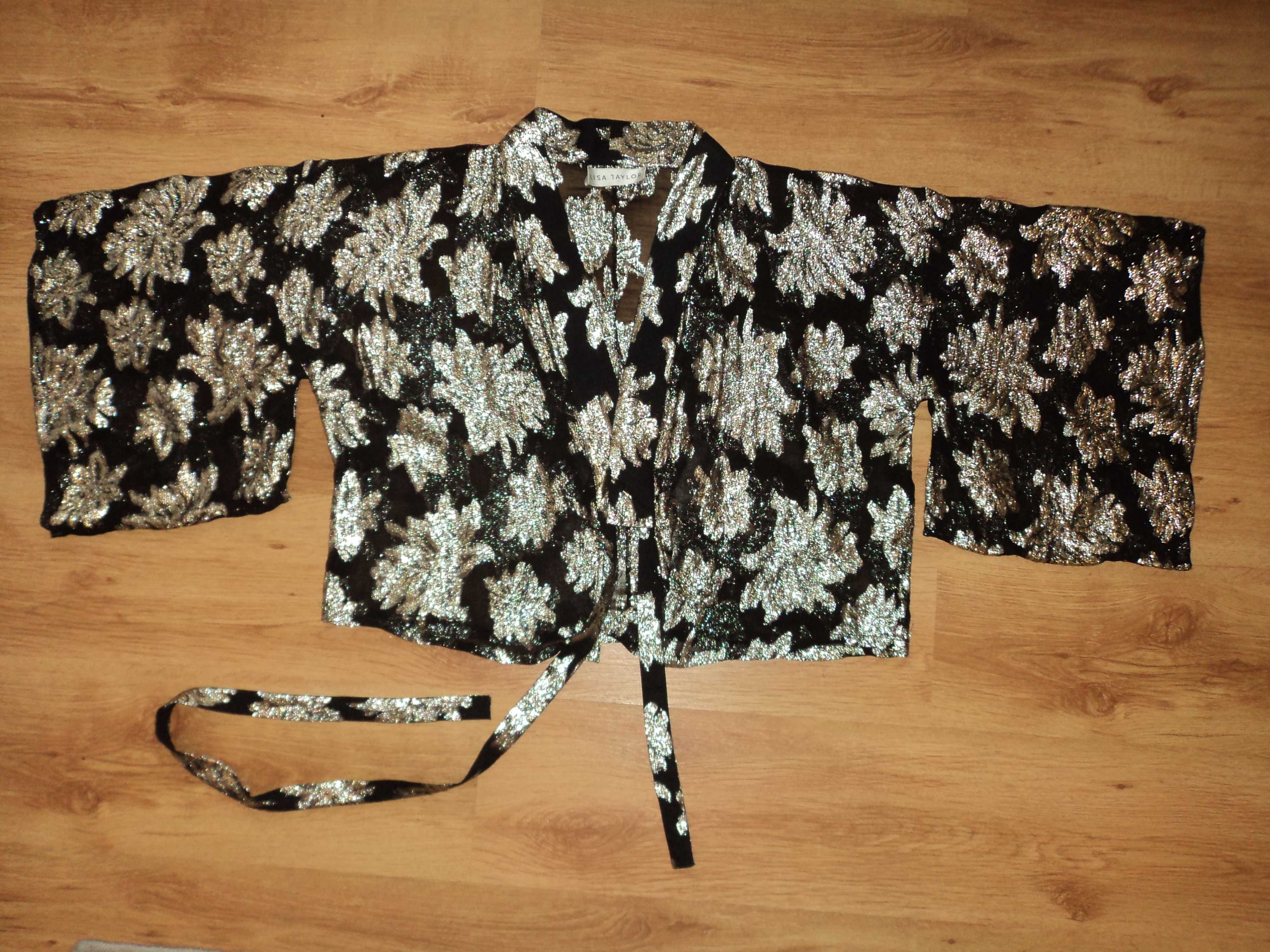 Прозрачная блуза кимоно в японском стиле Lisa Taylor m l xl