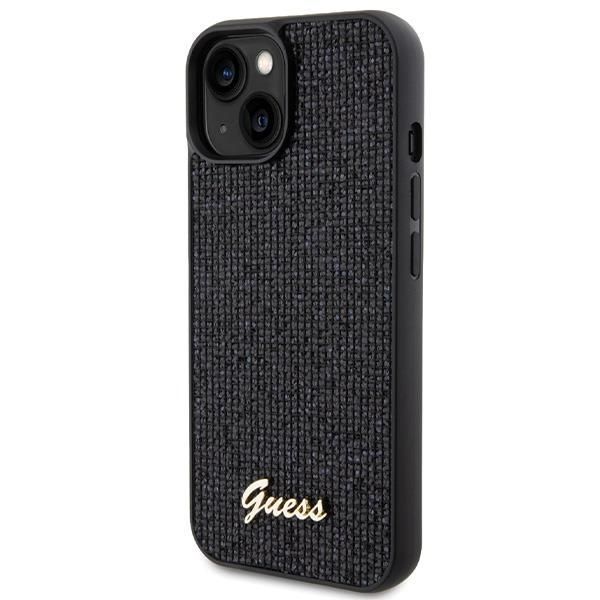 Etui Guess Disco Metal Script Na Iphone 15 - Czarne