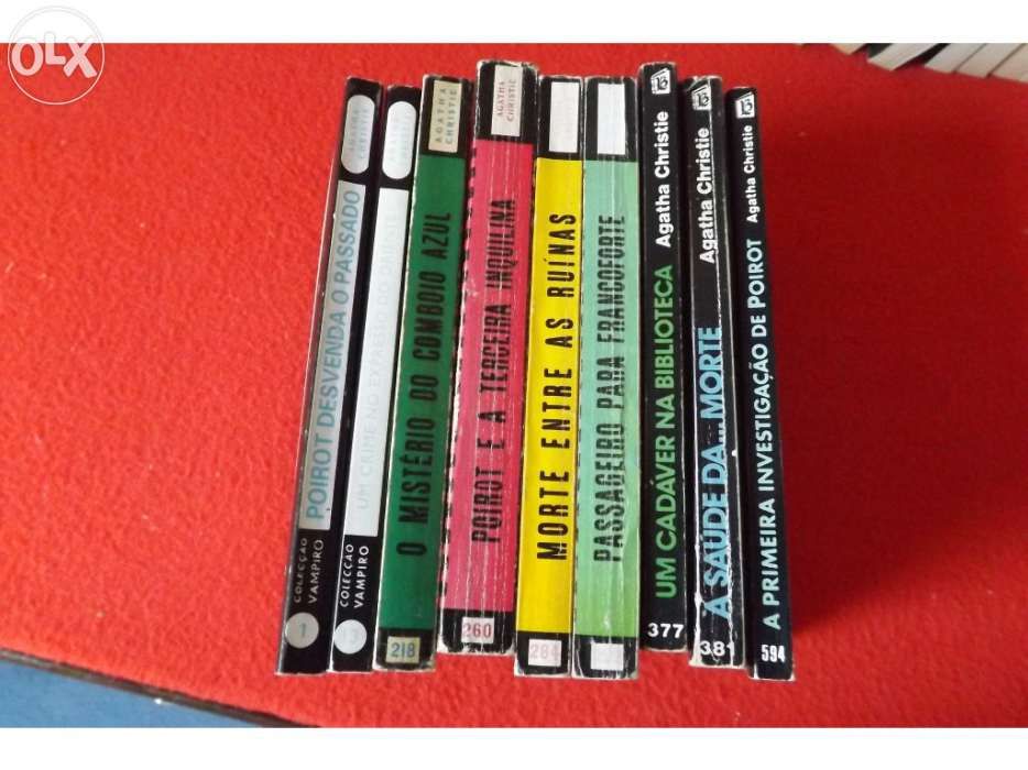 Colecção Vampiro - livros da Agatha Christie