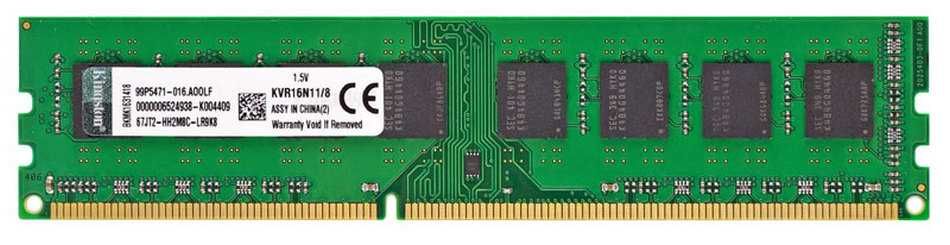 Нова ігрова пам"ять DIMM Kingston 1600-8Gb 1,5В kvr16n11/8 лот 100 шт.