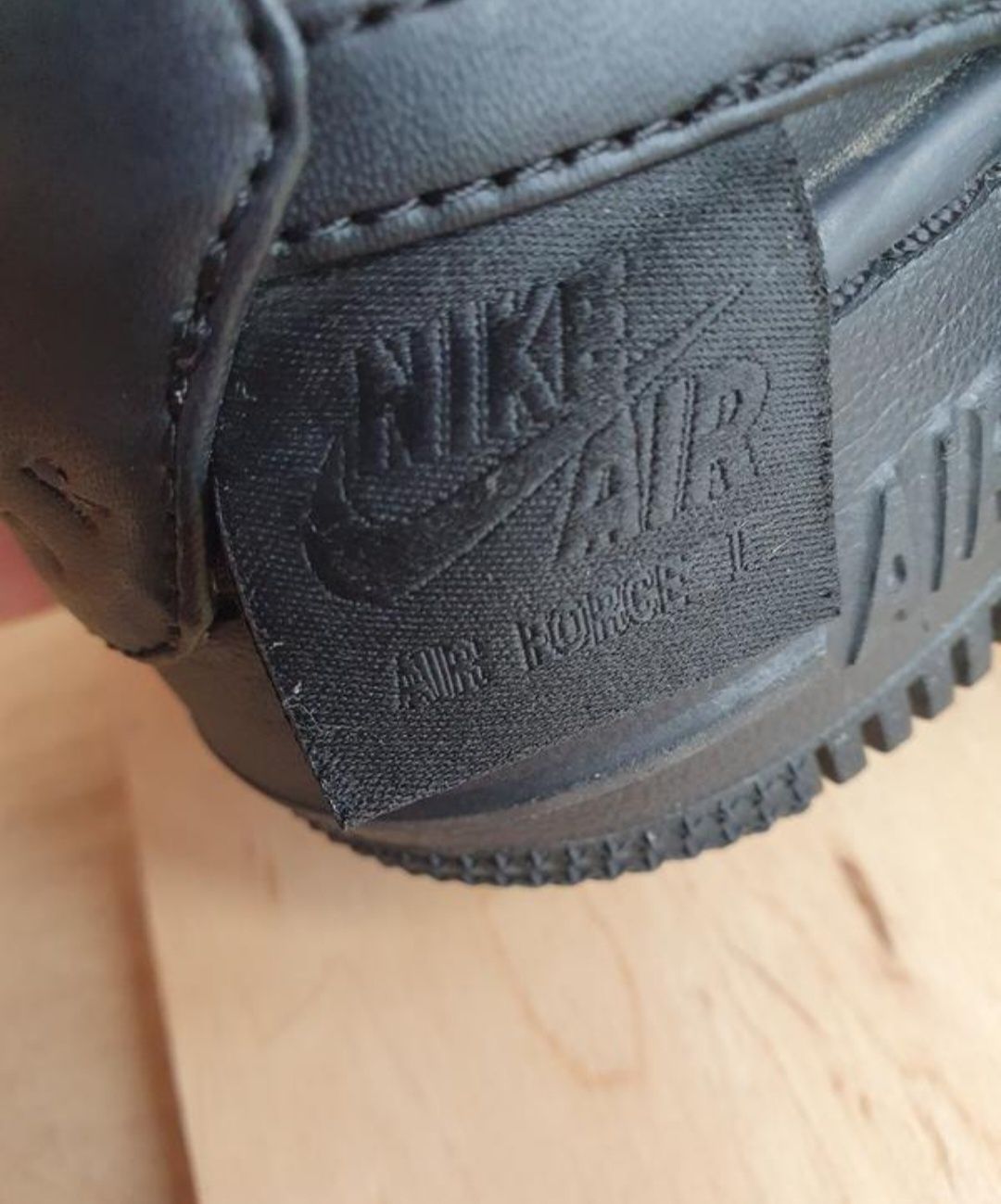 Кросівки nike air force 1 af1 jester xx "triple black" розмір 37,5