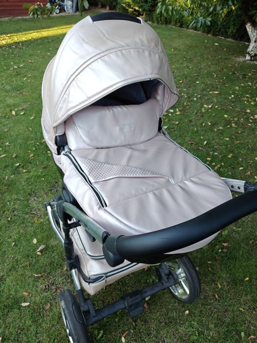 Wózek dziecięcy Junama FLUO zestaw 2w1 dziewczynka spacerówka gondola