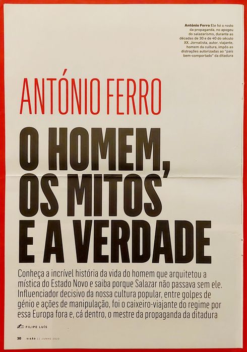 António Sérgio / VISÃO 2020
