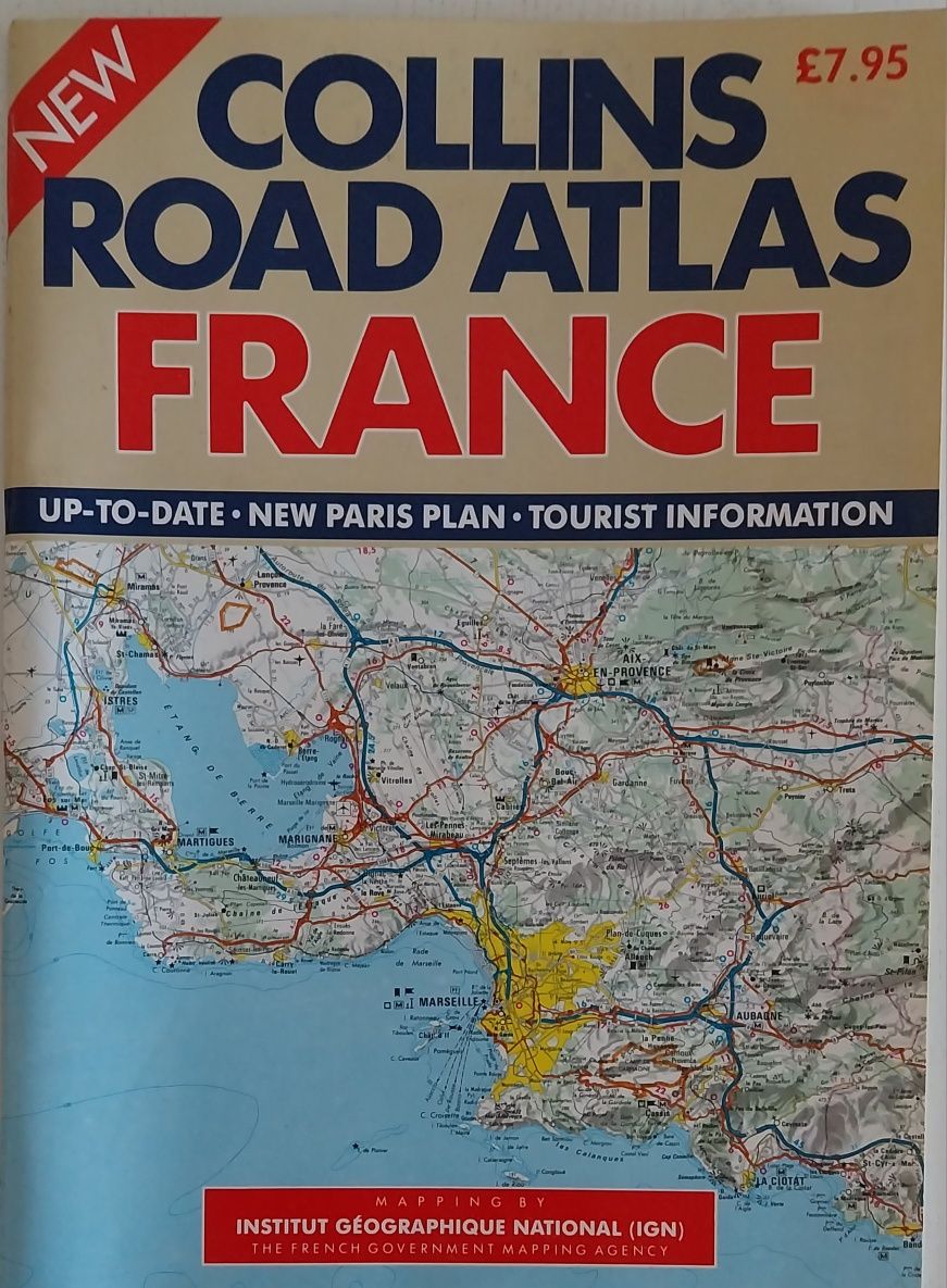 Mapas em Atlas tamanho A3 dos anos 80