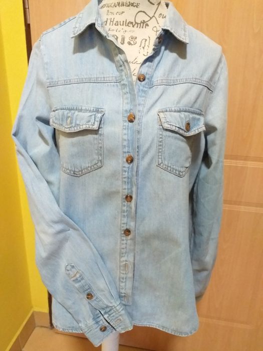 Katana jeansowa kurtka marynarka forever 21 premium demin r S W.Br.V.