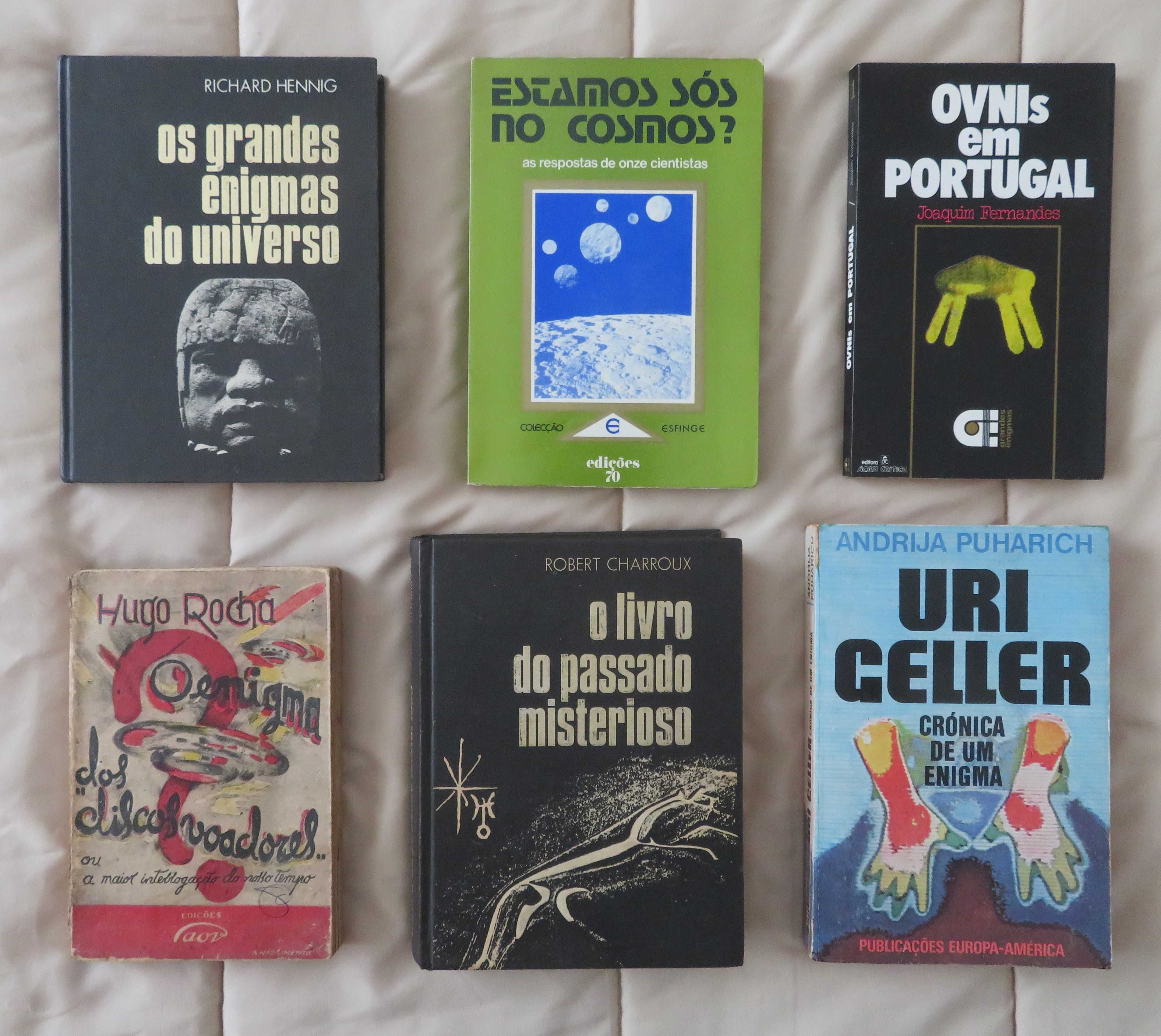 Livros sobre fenómenos OVNI, ESOTÉRICOS, EXTRA-TERRESTRES, desde 5€/cd