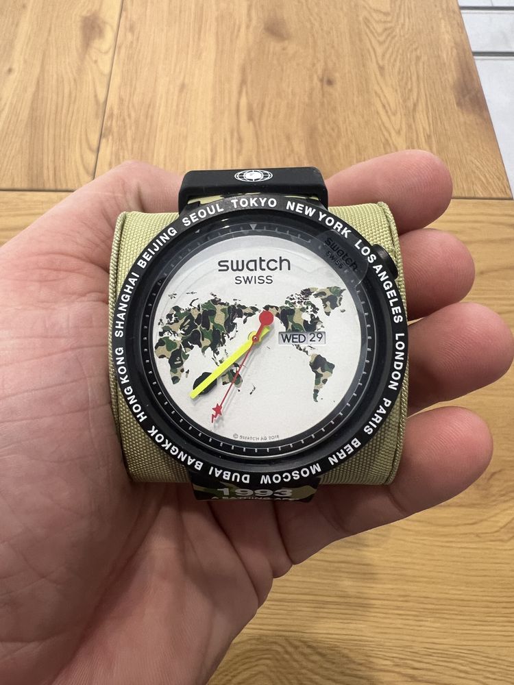 Zegarek BAPE x SWATCH Komplet Zestaw Idealny