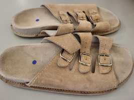 Sandały męskie skórzane mało używane rozm. 27-27,5 cm - stan bdb