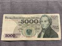 Bankot 5000 zlotych z 1982 roku