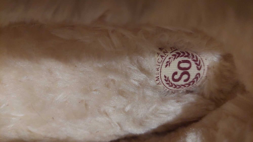 Мокасини замшеві з хутром фірми So