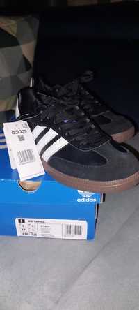 Adidas Samba 37 Black White Gum