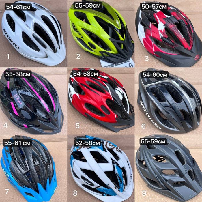 Шоломи вело дитячі дорослі