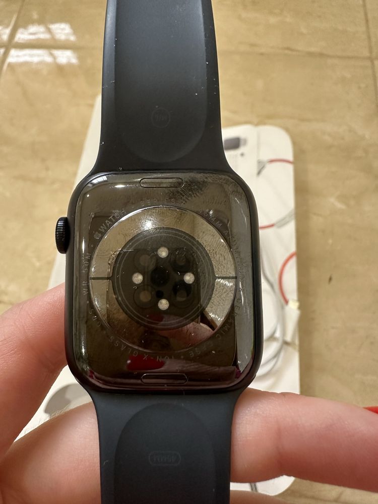 Новые Apple Watch Series 7 GPS 45mm Midnight Aluminium