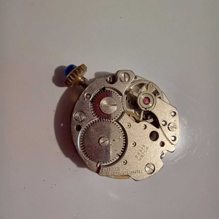 Zegarek pozłacany Szwajcarski Vintage piękny antyk nakręcany