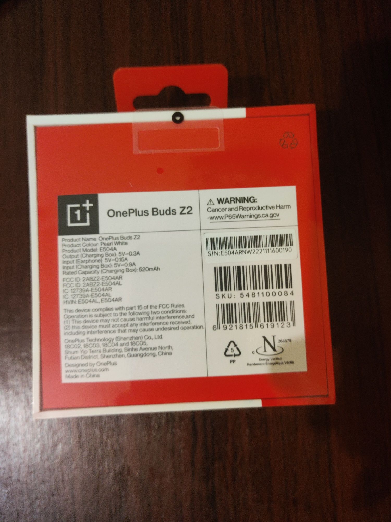 Запечатанные OnePlus Buds z2 White