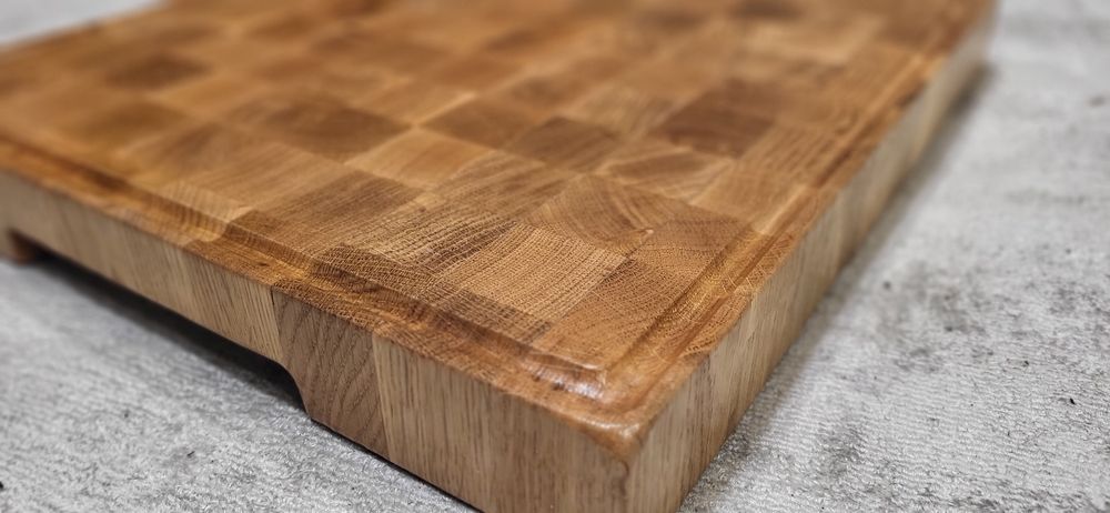 Deska sztorcowa dębowa duża