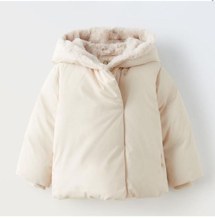 Zara тепла зимова куртка на дівчинку 5-6 років