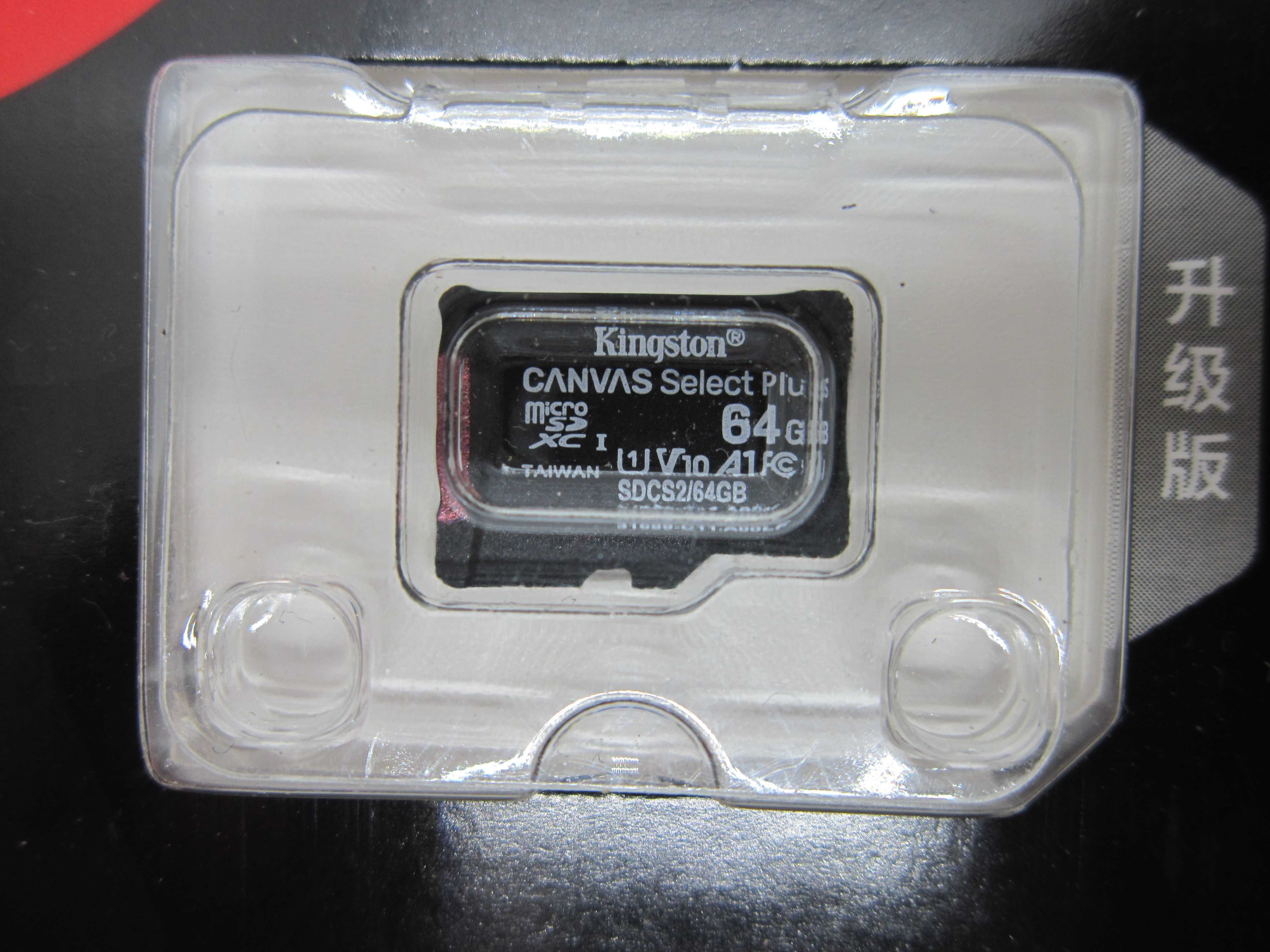 Kingston microSD 64Gb Class 10 Карта памяти новая флешка