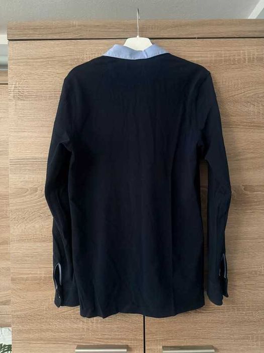 Bluzka Polo z kołnierzykiem Massimo Dutti S elegancka koszula