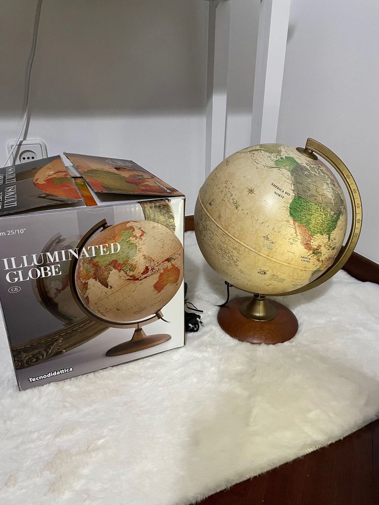 Globo Mapa Mundo iluminado 30€