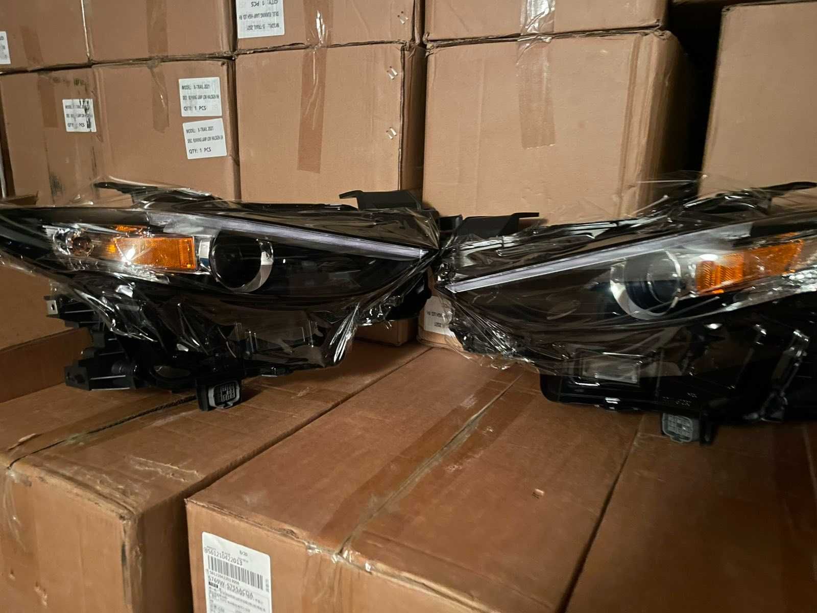 Фары Full LED с блоками Mazda 3 2019 2020 2021 2022 2023 2024 фара