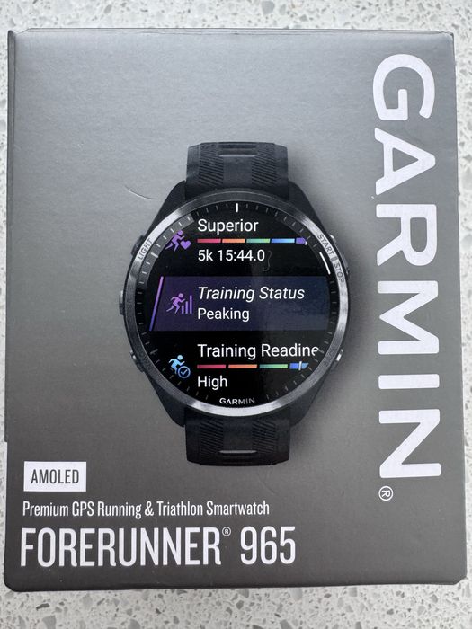Смарт-годинник Garmin Forerunner 965 Black (010-02809-10)