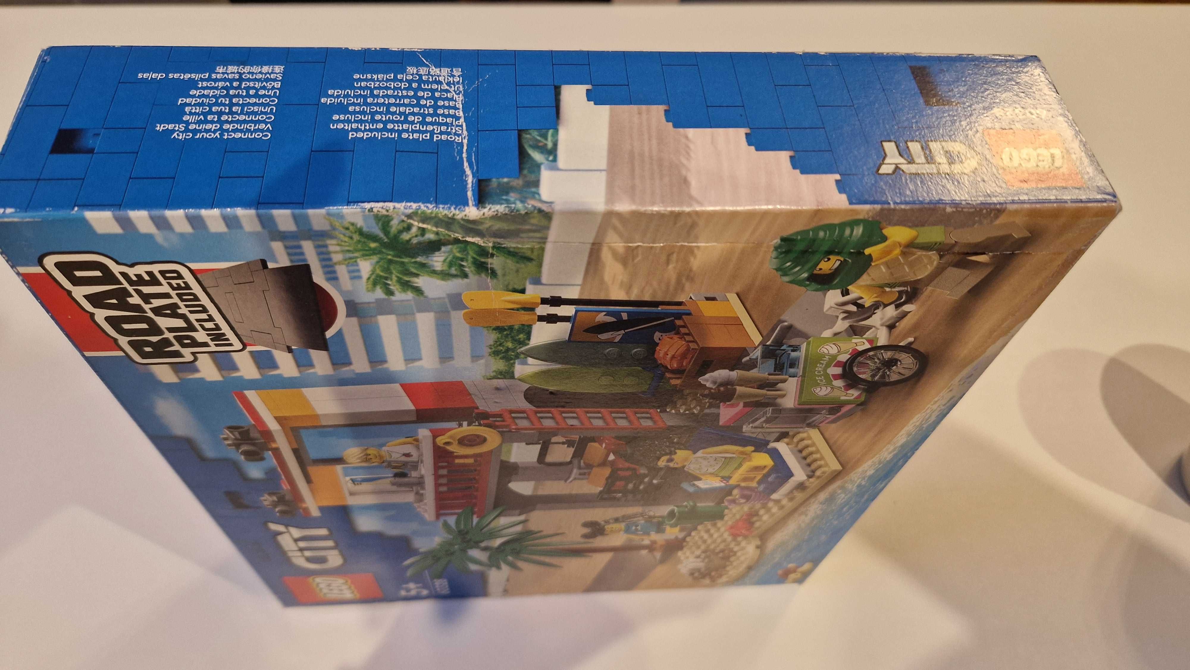 LEGO City 60328 - Stanowisko ratownicze na plaży uszkodzone opakowanie