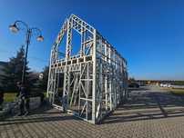 Konstrukcja stalowa szkieletowa, stodoła 35m2, dom, domek