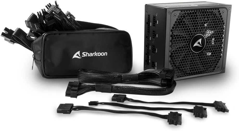 блкок живлення Sharkoon SilentStorm Cool Zero 750w 850W, 80 Plus Gold