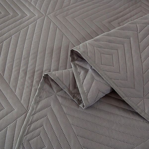 Narzuta 220x240 kapa pled na łóżko tłoczona jednolita mikrofibra ZEYNE