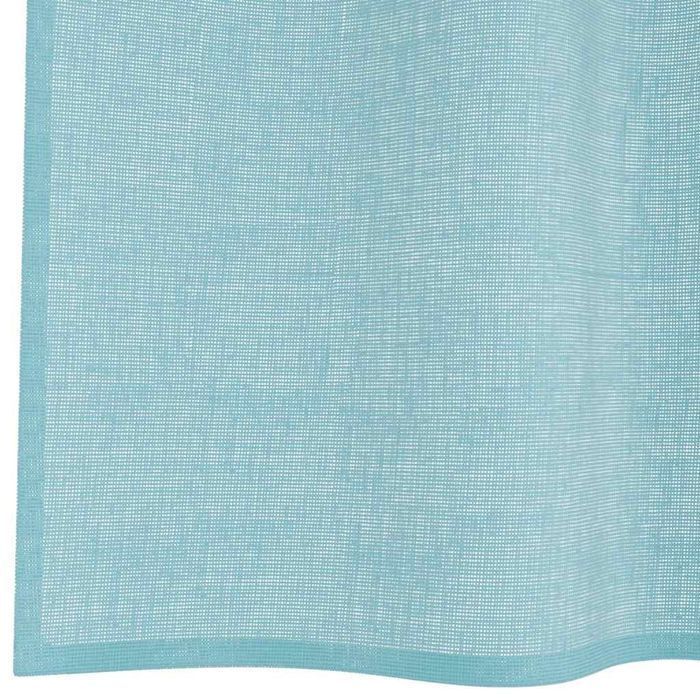 Vidaxl Zasłony Woalowe Z Pętelkami 2 Szt. Turkusowe 140X245 Cm