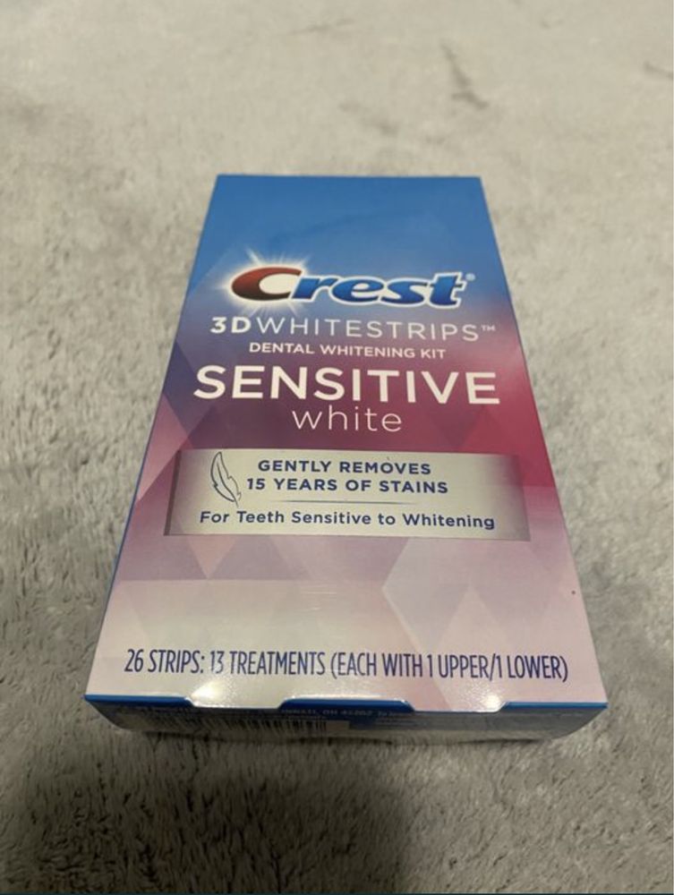 Paski wybielające crest USA x10 oryginalne