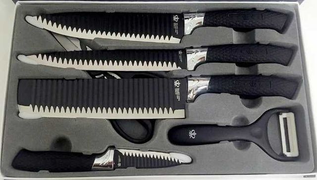 Кухонний набір ножів 6 предметів набір ножів для кухні із сталі
