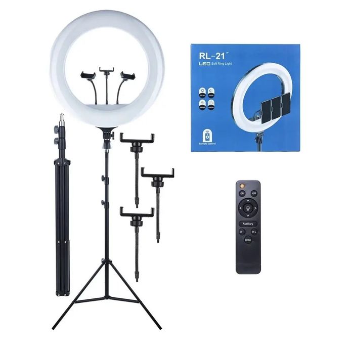 Кольцевая лампа 45 см со штативом на 2м лампа для селфи