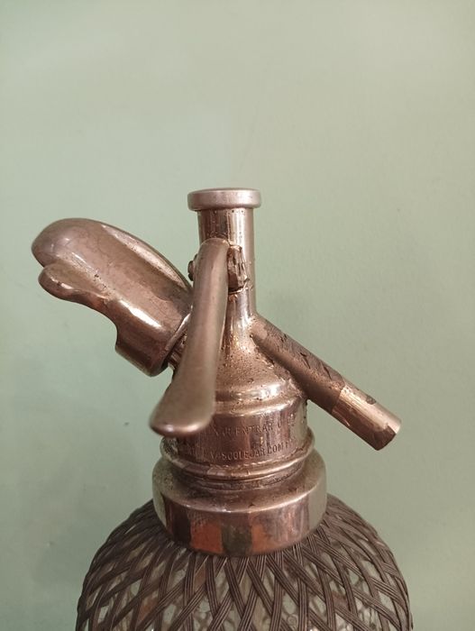 Sifão de vidro  antigo