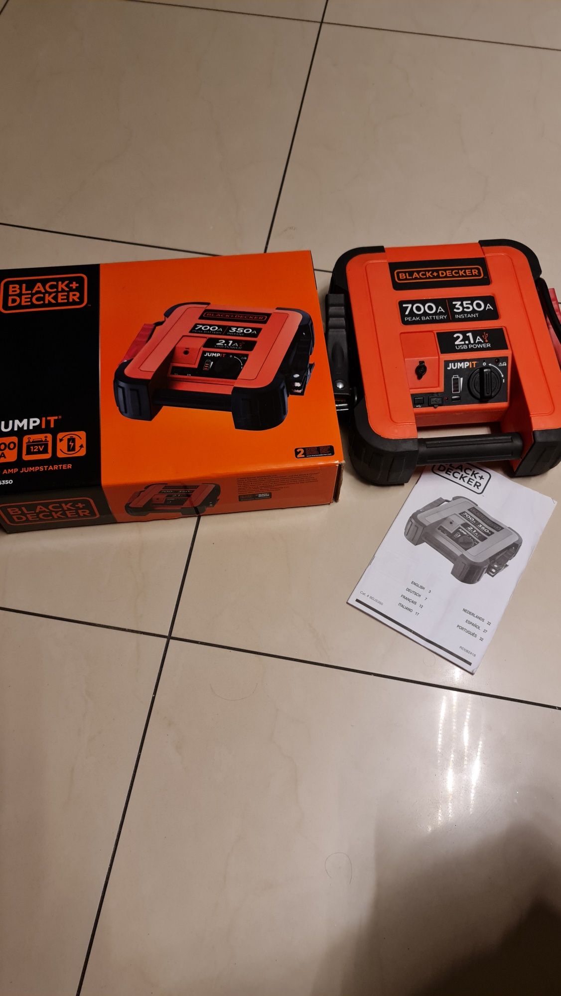 Black+Decker urządzenie rozruchowe