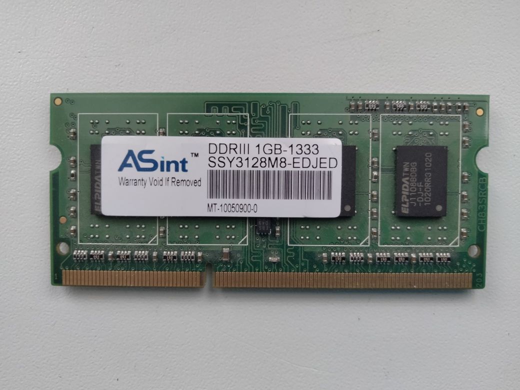 Оперативная память для ноутбука SoDIMM DDR3 (L) 8Gb. 2 Gb. 1 Gb.