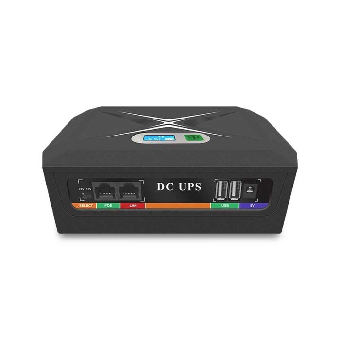 Джерело безперебійного живлення DCP-60W Mini UPS POE для роутера