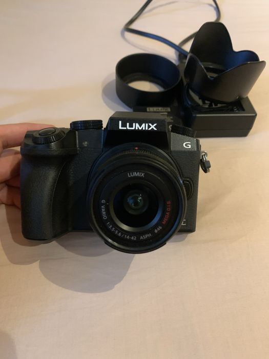 Aparat Lumix G7 + dwa obiektywy i akcesoria