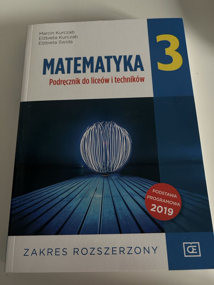Matematyka 3 - podręcznik do liceów i techników - zakres rozszerzony
