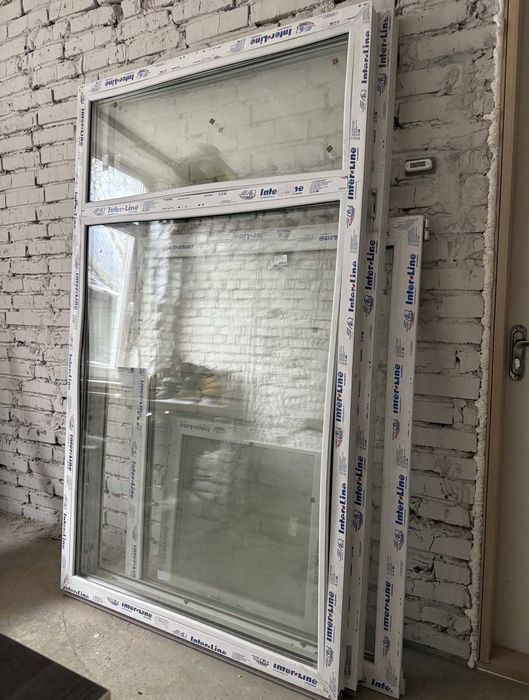 Окна ГЛУХИЕ,  разных размеров