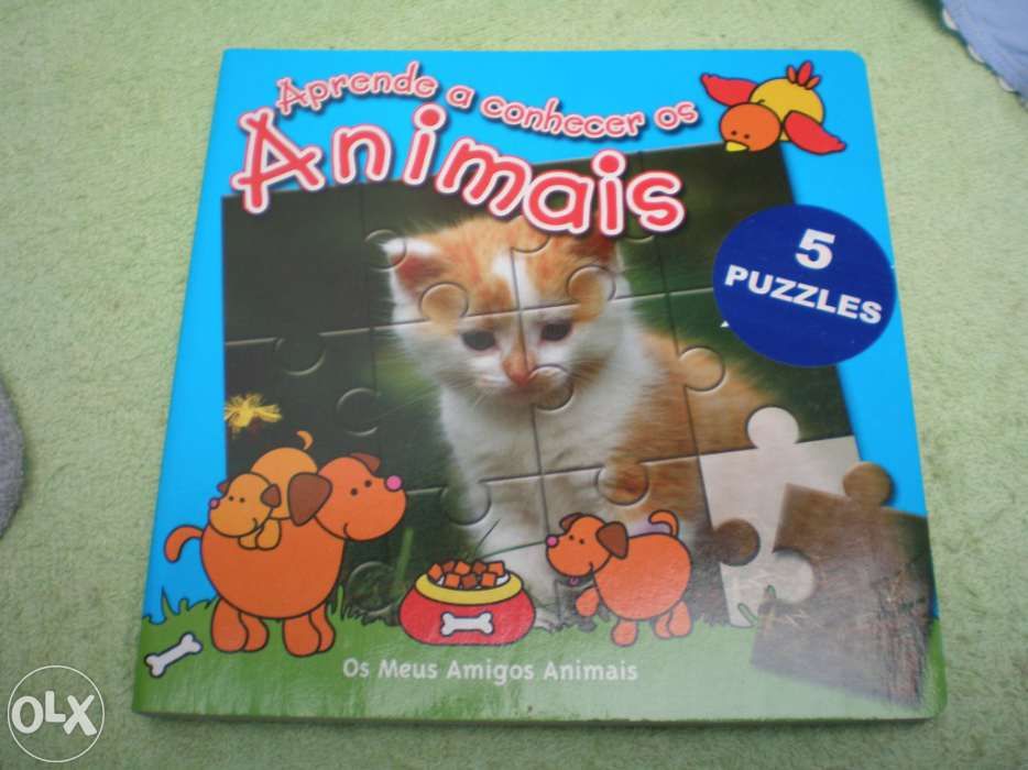 Livro didáctico em puzzle novo